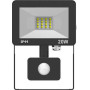 Προβολέας LED SMD Αλουμινίου Slim Στεγανός 20W 1600Lm IP44 4000K με Ανιχνευτή Αισθητήρα Κίνησης Φωτοκύτταρο