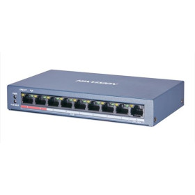 HIKVISION DS-3E0109P-E/M 8 Ports Fast Ethernet/ 1 Fast Ethernet Uplink Port POE Switch 58W