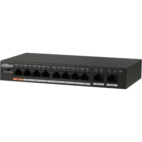 DAHUA PFS3010-8ET-96 8 Ports Fast Ethernet/2 Gigabit Ethernet Uplink Ports POE Switch 96W