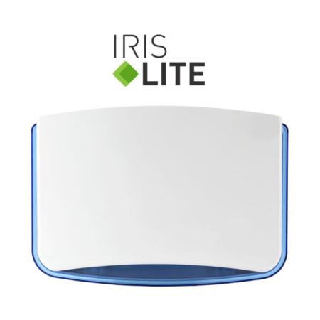 Sigma IRIS LITE/B Σειρήνα εξωτερική λευκή με LED Flash μπλε 122dB