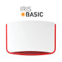 Sigma IRIS BASIC/R Σειρήνα εξωτερική λευκή με LED Flash κόκκινο122dB