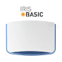 Sigma IRIS BASIC/R Σειρήνα εξωτερική λευκή με LED Flash κόκκινο122dB