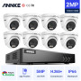 ANNKE DW81KD 8CH 5MP DVR + 8 CAM C51EZ 2MP Dome εξωτερικές NightChroma FULL SET