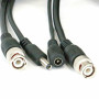 Καλώδιο CCTV (RG59+2x0.75mm) έτοιμο με βύσματα για κάμερες εώς 8MP 20 μέτρα μαύρο DCS-CCTV-BNC+DC-B-20