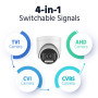 ANNKE CR1CW 2.8mm 3K Dome Dual Light and Built-in Microphone NightChroma Εξωτερικού χώρου