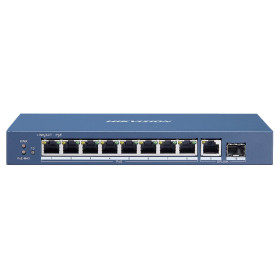 HIKVISION DS-3E0510P-E PoE Switch 8 θέσεων, 2xHi-PoE, 6xPoE και 1xRJ45 uplinks