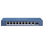 HIKVISION DS-3E0510P-E PoE Switch 8 θέσεων, 2xHi-PoE, 6xPoE και 1xRJ45 uplinks