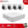 HIKVISION SET 5MP iDS-7104HUHI-M1/S + 4 ΚΑΜΕΡΕΣ DS-2CE76H0T-ITPFS με ενσωματωμένο μικρόφωνο