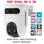 EZVIZ CS-H9c 2K Dual lens PT Camera MP WiFi PTZ camera
