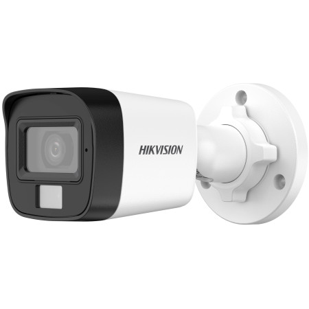 HIKVISION DS-2CE16D0T-LPFS 2.8mm Bullet Camera 2MP (4 in 1) Dual-Light  Built-in Microphone