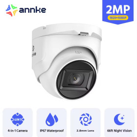 ANNKE CT1GY 2.8mm Dome Camera 2MP (4 in 1) Εξωτερικού χώρου