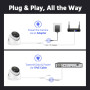 ANNKE I91DS 4K 2.8mm IP POE dome camera Smart Dual Light ( IR & NightChroma) Two-Way Audio