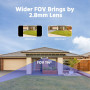ANNKE I91DS 4K 2.8mm IP POE dome camera Smart Dual Light ( IR & NightChroma) Two-Way Audio