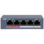 HIKVISION DS-3E0105P-E/M 4 Ports Fast Ethernet/ 1 Fast Ethernet Uplink Port POE Switch 35W
